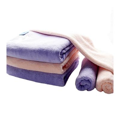 China Customized Soft Absorbent Child Safe Coral Fleece Washcloth Bath Towel Towel Bath Towel Set en venta