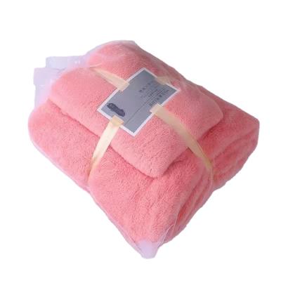 China Good Quality Hand Coral Velvet Adult Quick Drying Towel Microfiber QUICK DRY Towel for sale