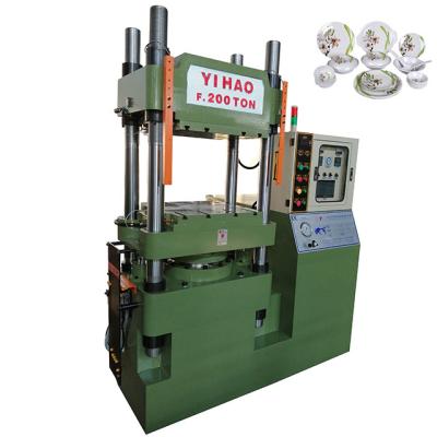 China Factory YIHAO automatic hydraulic press 200 ton melamine molding machine for tableware tableware tableware for sale