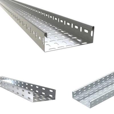 China China Hot Sale Low Price Easy Installation Different Size And Accessories Stainless Steel Perforated Cable Tray for sale