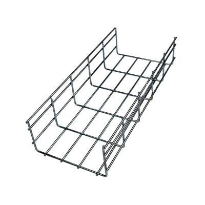 China Long Term High Quality Steel Perforated Under Desk Ventilated Bowl Stainless Steel Wire Mesh Cable Tray for sale