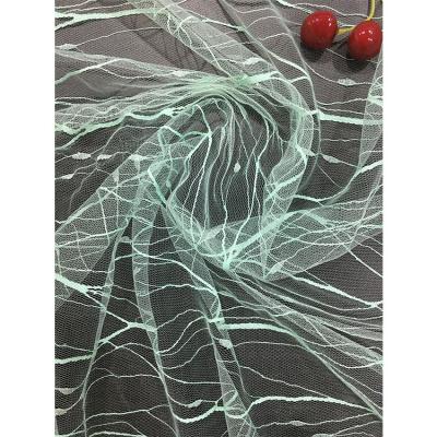 China 150CM Width Multi Color Viable Nylon Mesh Netting Tulle Lace Swiss Voile Fabric For Wedding Dress for sale