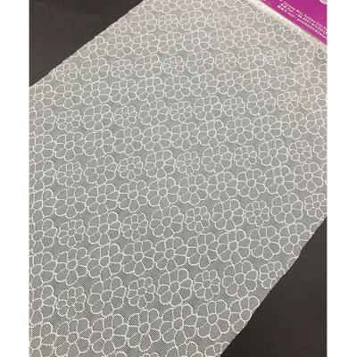 China Simple Design Small Stretch Woven Soft Organic Flower Nylon And Spandex Lace Fabric for sale