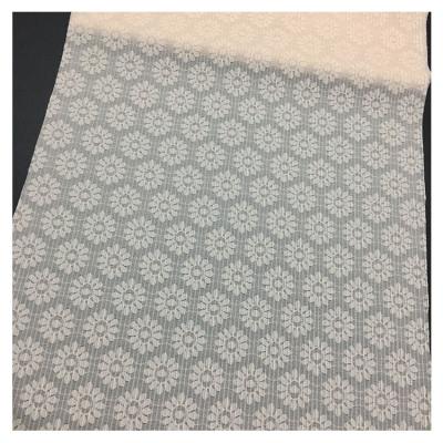 China 2020 New Design Viable Soft Daisy Floral Folded Lace Material Fabric For Winter And Spring for sale