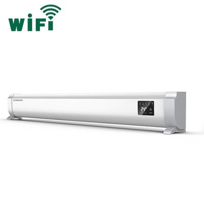 China Hotel Foshan Electric Heaters Manufacturer Indoor Remote Control Baseboard Convector 2000W IP24 Waterproof Heater for sale