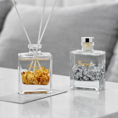 China Gift & Craft Elegantly Styled Glass Diffuser Bottle Clear 150ml Glass Diffuser Bottle With Sticks for sale