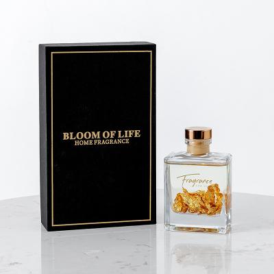 China Gift & Craft Unique Design Glass Diffuser Bottles Clear Luxury Square 150Ml Reed Diffuser Glass Bottle for sale