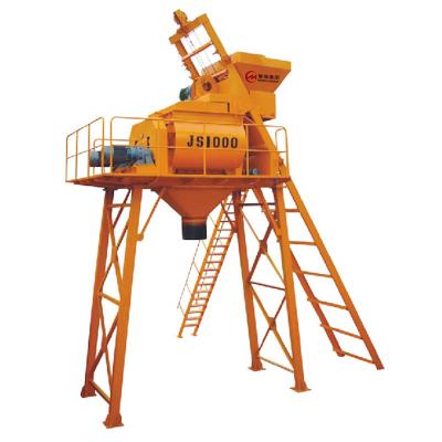 China Factory Minrui Group JS1000 Concrete Batching Concrete Mixer With Spare Parts for sale