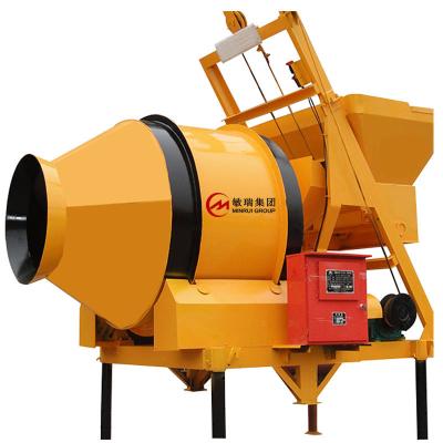 China Construction Industry Front End Loader Mixers JZC750 Concrete Skid Beef Cement Mixer Bucket Attachment For With PTO Tractor for sale