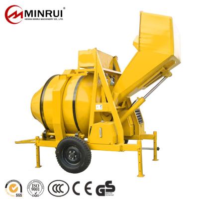 China Construction Industry Tow Behind JZR500 Diesel Concrete Mixer For Sale for sale