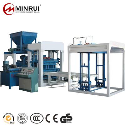 China Building material stores Minrui 6-15 cement brick making machine with discount price for sale