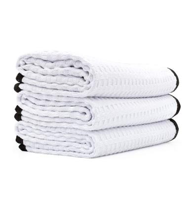 China High Quality Weave Quick Dry Car Waffle Weave Detailing Microfiber Cleaning Towel for sale