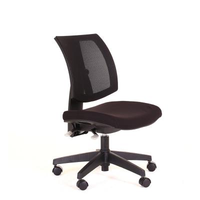 China Single Back Rotation Office Chair Lumbar Support Mesh Staff Conference Room Mid Chair for sale