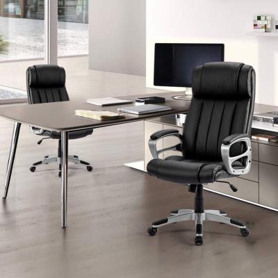 China Swivel Chair Office Chair Ergonomic Adjustable Rotation Executive Leather Manager for sale