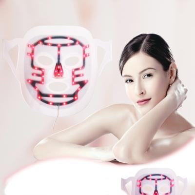 China Rechargeable Dye Removal LED Light Therapy FaceMask Photon Light Therapy FaceSkin Rejuvenation Wrinkle Removal FacialSkin Care for sale