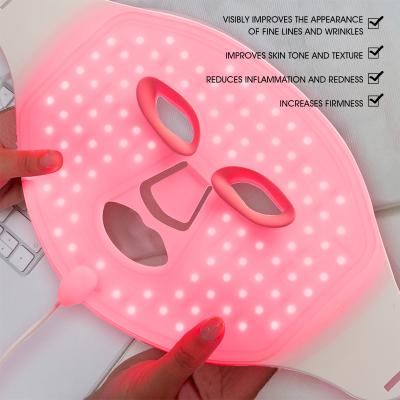 China Manufacturer Wholesale New Acne Treatment Facial 3 Colors Led Therapy Mask 7 Color Light Silicone for sale