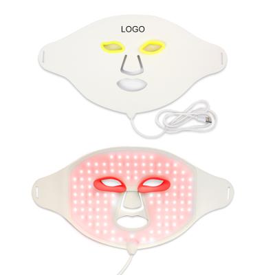 China Acne Treatment Factory Direct Sales Light Up LED Mask Home Pdt Facial Beauty Therapy 7 Colors Led Mask With Neck for sale