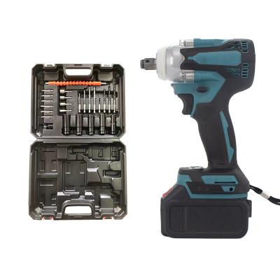 China ABS+EVA 21V 4.0Ah Electric Drill Rechargeable Machine Brushless Impact Wrench for sale