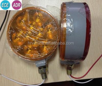 China Double Inch LED Face Pedestal Lamp 4 Stop/Tail/Turn Light Stop/Tail/Turn Light For Truck Trailer for sale