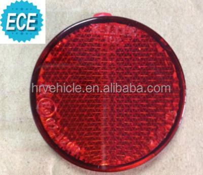 China Retro PMMA Round Reflex - Reflector With 3M Glue For Truck / Trailer for sale