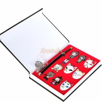 China Japanese Anime Demon Slayer Decoration/Gift/Collectible Japanese Anime Demon Slayer Cosplay Metal Keychain Ring Demon Slayer Set of 11pcs for sale