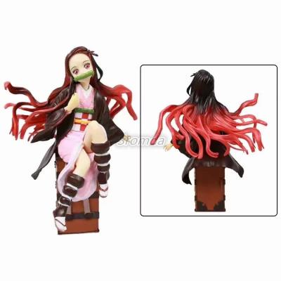 China Cartoon 1st Toy Demon Slayer Action Number Demon Slayer Kamado Nezuko Kimetsu No Yaiba PVC Figure Toy Wholesale for sale