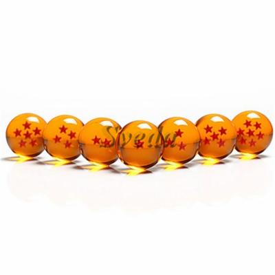 China Japan Fashion Anime DragonBall Z 3.5cm Orange 7stars Ball Set Goku Fans Dragonball Crystal Ball Sets Gift For for sale