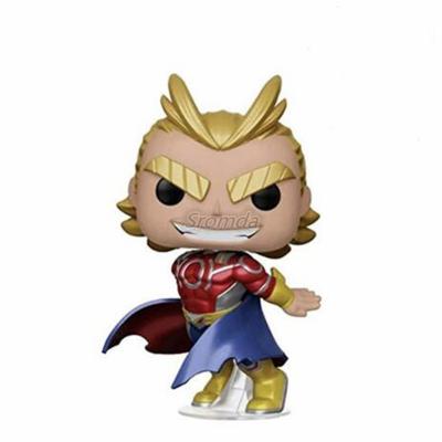 China Cartoon Toy New Arrive Japanese POP My Hero Academia Silver Age ALL MIGHT#608 PVC POP Animation Action Number Toys for sale