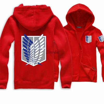 China Wholesale Cosplay Attack On Titan Hoodies Cosplay Sweater Casual Attack On Titan Cosplay Costume Accessories for sale