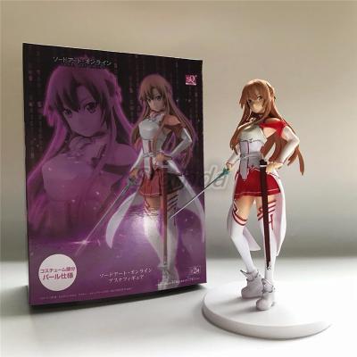 China Cartoon Toy High Quality Asuna PVC Figures SAO Asuna's Sword Art Online Action Figures Toy for sale