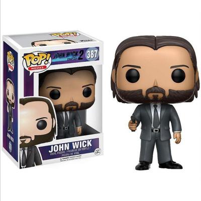 China High Quality Collection Toy Action Figure Toy Hot Selling Vinyl Figure #387 John Wick 2 Funk0 Cartoon POP for sale