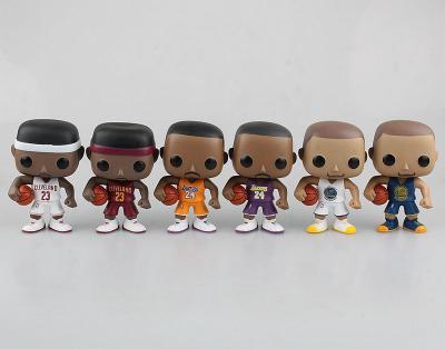 China Hot Cartoon Toy 2020 NBA POP Figure MINI Kobe Bryant #11 Stephen Curry #19 Lebron James#01 PVC Action Number Dolls for sale