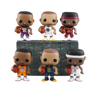 China Cartoon Toy Hot Action Figure NBA Chunk POP Figure #11 Kobe Bryant PVC Doll #26 JOHN WALL #30 DAMIAN LILLARD for sale