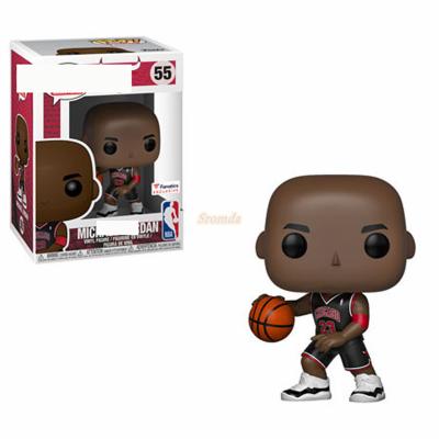 China Cartoon Toy Sromda Hot Selling NBA Stars POP Vinyl Figure Michael Jordan #54 #55 NBA POP Figure Toy for sale