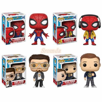 China Model Toys Vinyl Figure Toy High Quality PVC Action Figure Collectible Figure Super Hero Tony Stark #226 Spiderman #265 Cartoon for sale