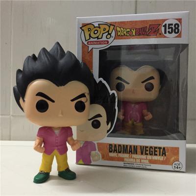 China Cartoon Toy High Quality Amination POP Bandit Vegeta#158 Dragonball Z PVC Figures for sale