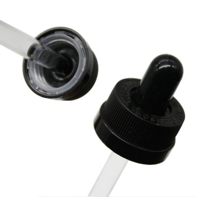 China Chinese Garment Manufacturer Plastic Tamper Evident Dropper Cap 18/410 for sale