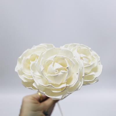 China New Personal Care Products Natural Dry Flowers Sola Wood Flower For Home Decor for sale