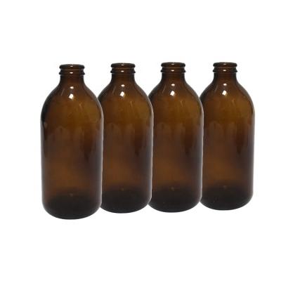 China Garment Factory Wholesale 330ml Amber Glass Beverage Juice Beer Bottle Custom Logo for sale