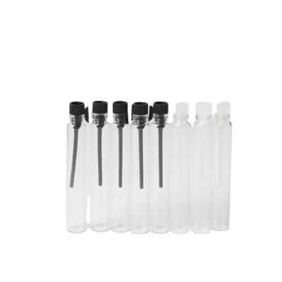 China 1ml 2ml Personal Care Perfume Sample Vial Bottle Small Glass Tube Empty Glass Bottle for sale