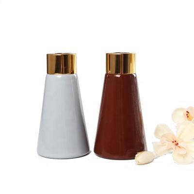 China Garment Aroma Reed Diffuser Glass Bottle With Empty Clear Thick Square Screw Cap 50ml 100ml for sale