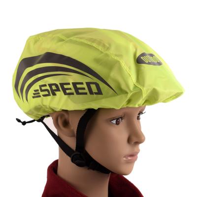 China Lightweight Polyester Bicycle Helmet Rain Cover Reflective Waterproof Accessories for sale