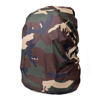 China Polyester Large Capacity Waterproof Camouflage Camouflage Backpack Wholesale Rainproof Printed Cover for sale