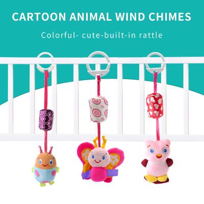 China Baby Crib Toy Butterfly Owl Music Plush Eco-friendly Material Hanging Wind Chime for sale