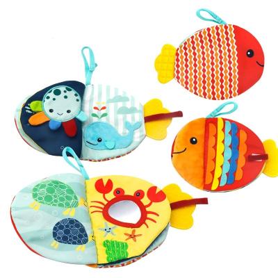 China Learing Toys Baby Education Children's First Soothing Toy Washable Enlightenment Cloth Book Creative Fish Cloth Book The Small for sale