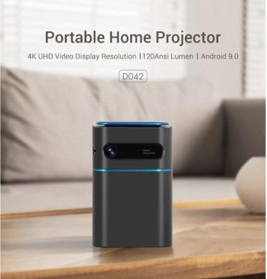 China Lightweight Smart DLP Mini Pico Projector 4K 1080p Wireless 100 ANSI Lumens for sale