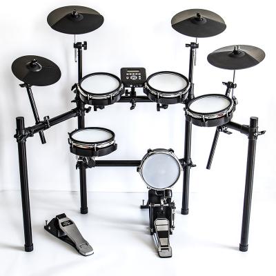 China Junnor Professional Hammer Drum Set Bass Electronic Drum Kit MESH China Manufacturer for sale