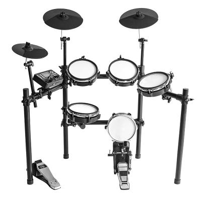 China Cheap MESH Musical Instruments Chinese Explore Black Popular Electric Drum Sets Drum Kit for sale