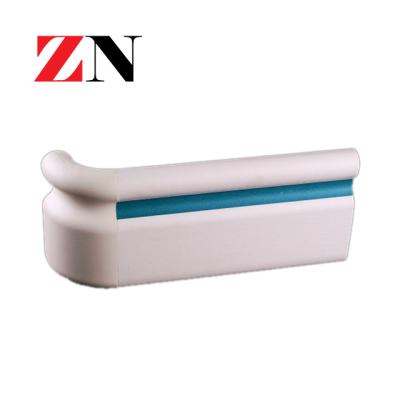 China Good quality modern cheap price safty anti-collision pvc coated aluminum railing wall guard railing for hospital for sale