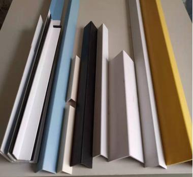 China Hospitals Pvc Equilateral Right Angle Corner / Edge Guard Protection Strip With Aluminum Coated for sale